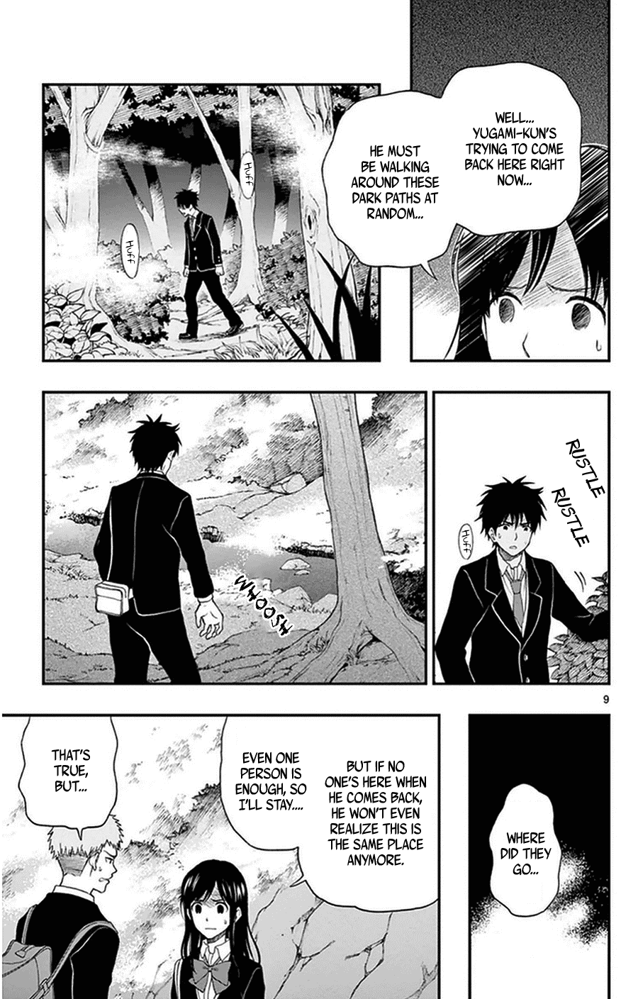 Yugami-kun ni wa Tomodachi ga Inai Chapter 34 page 9 - Chapter 34: Yugami-kun's Survival