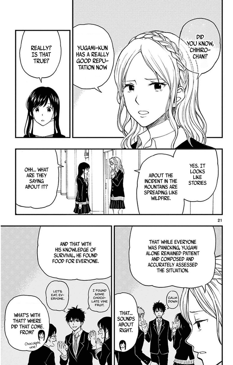 Yugami-kun ni wa Tomodachi ga Inai Chapter 35 page 21 - Chapter 35: The Rumored Yugami-kun