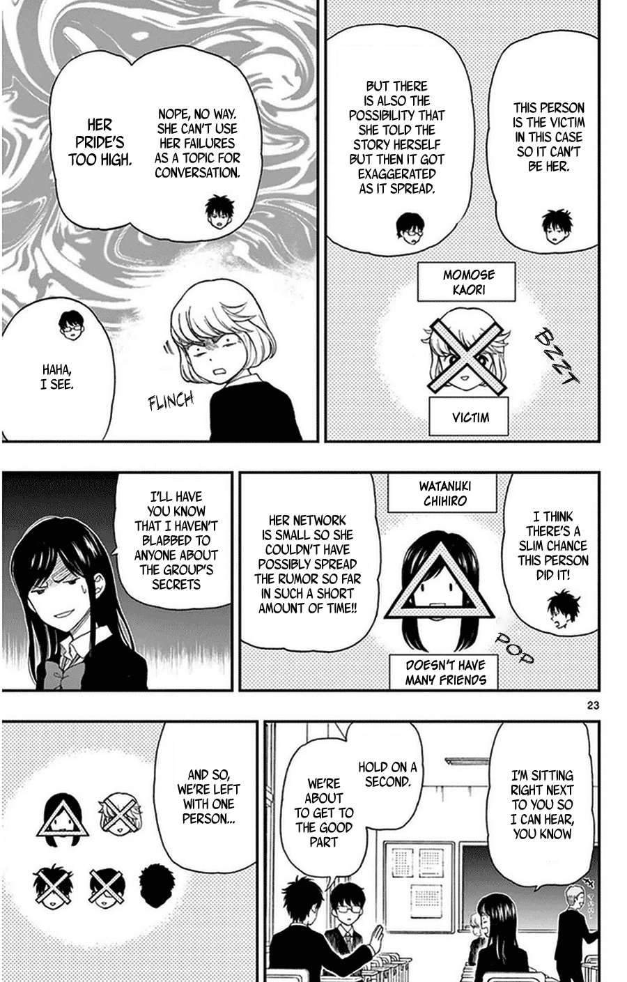 Yugami-kun ni wa Tomodachi ga Inai Chapter 36 page 23 - Chapter 36: Yugami-kun and Momose-san