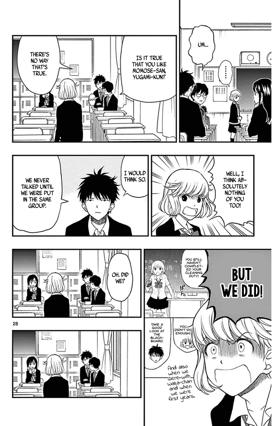 Yugami-kun ni wa Tomodachi ga Inai Chapter 36 page 28 - Chapter 36: Yugami-kun and Momose-san