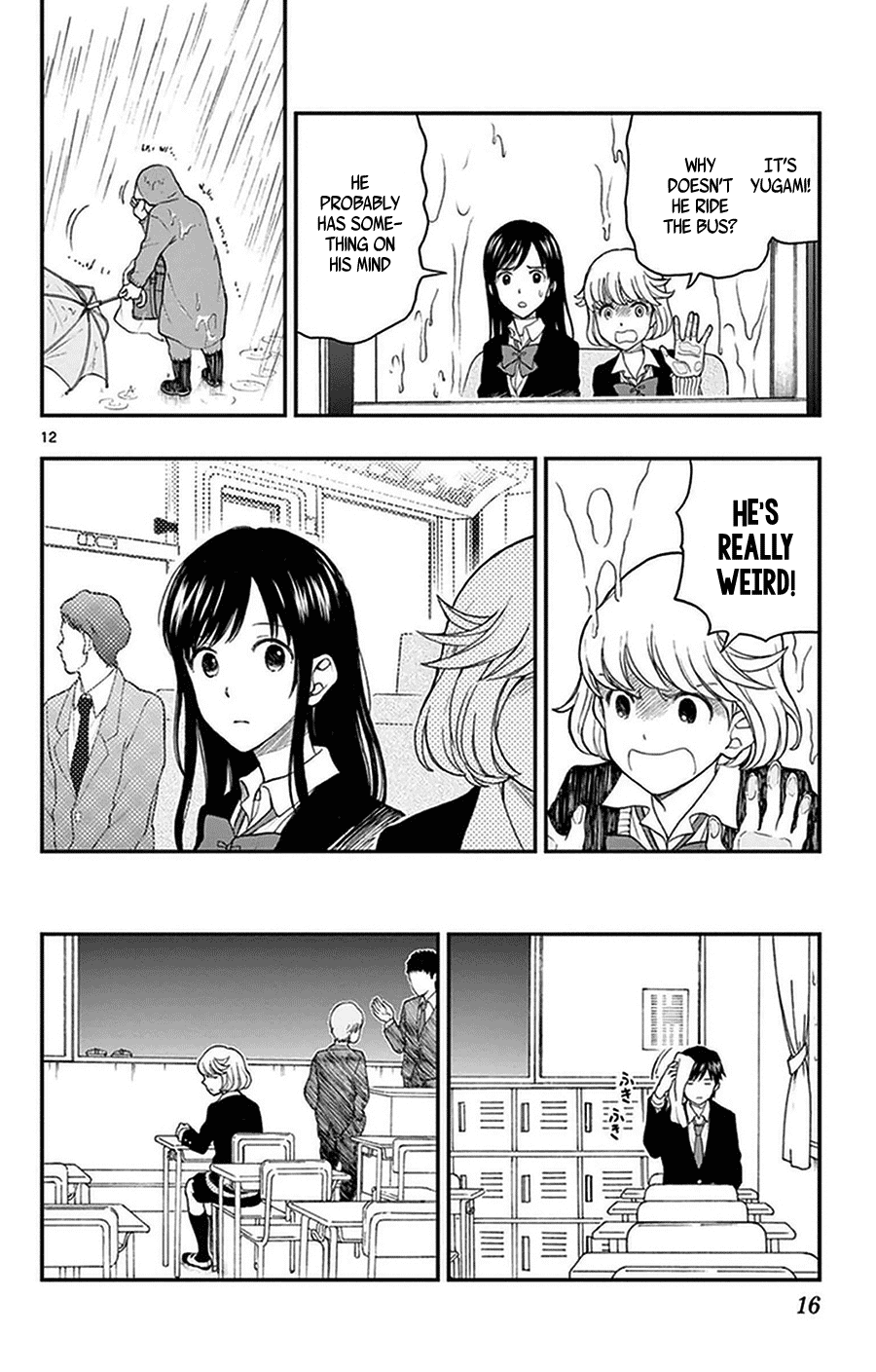 Yugami-kun ni wa Tomodachi ga Inai Chapter 37 page 14 - Chapter 37: Yugami-kun is kinda weird?