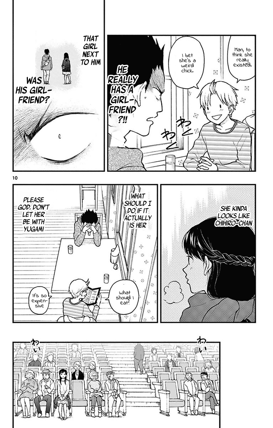 Yugami-kun ni wa Tomodachi ga Inai Chapter 39 page 10 - Chapter 39: Hayashiyama-kun is unlucky?