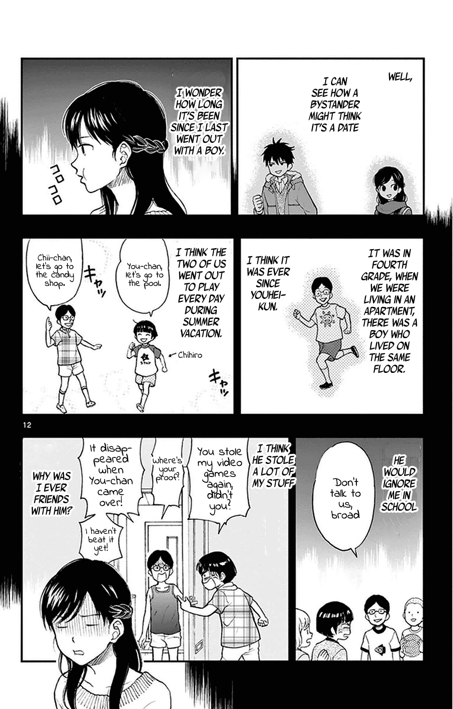 Yugami-kun ni wa Tomodachi ga Inai Chapter 39 page 12 - Chapter 39: Hayashiyama-kun is unlucky?