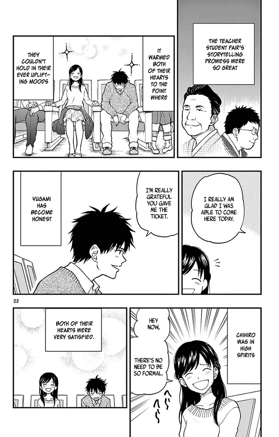 Yugami-kun ni wa Tomodachi ga Inai Chapter 39 page 22 - Chapter 39: Hayashiyama-kun is unlucky?