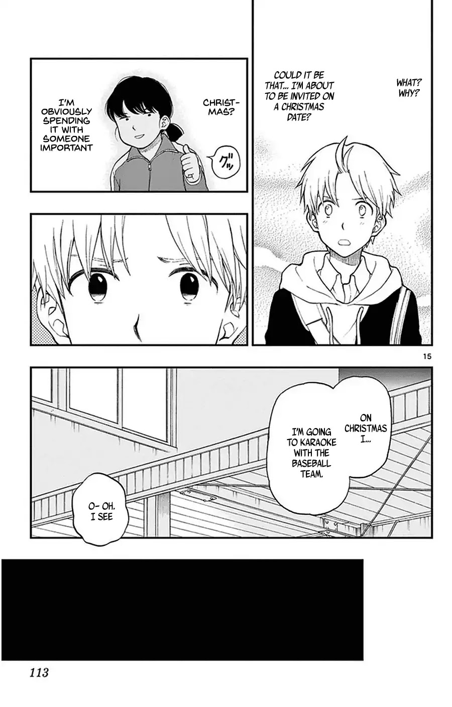 Yugami-kun ni wa Tomodachi ga Inai Chapter 40 page 15 - Chapter 40: Watanuki-san Can't Turn Them Down