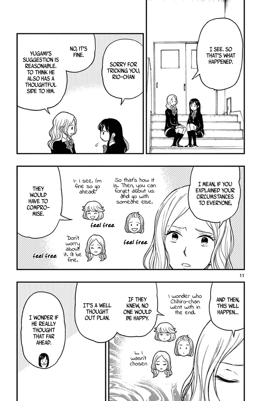 Yugami-kun ni wa Tomodachi ga Inai Chapter 41 page 12 - Chapter 41: Watanuki-san's Big Plan