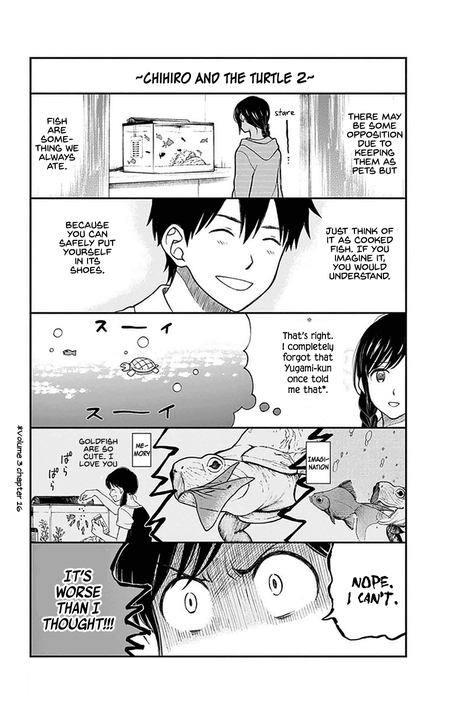 Yugami-kun ni wa Tomodachi ga Inai Chapter 41 page 36 - Chapter 41: Watanuki-san's Big Plan