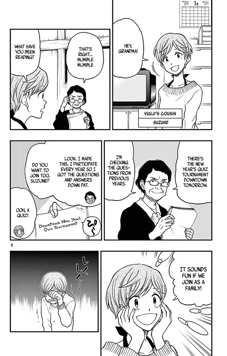 Yugami-kun ni wa Tomodachi ga Inai Chapter 43 page 5 - Chapter 43: Yugami-kun's Time Spent with Relatives