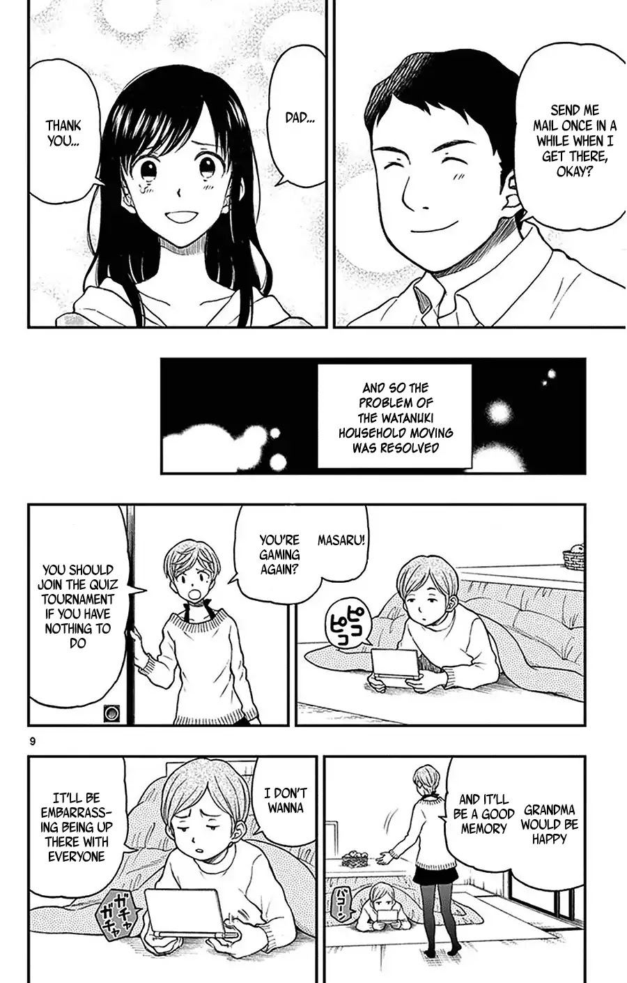 Yugami-kun ni wa Tomodachi ga Inai Chapter 43 page 9 - Chapter 43: Yugami-kun's Time Spent with Relatives