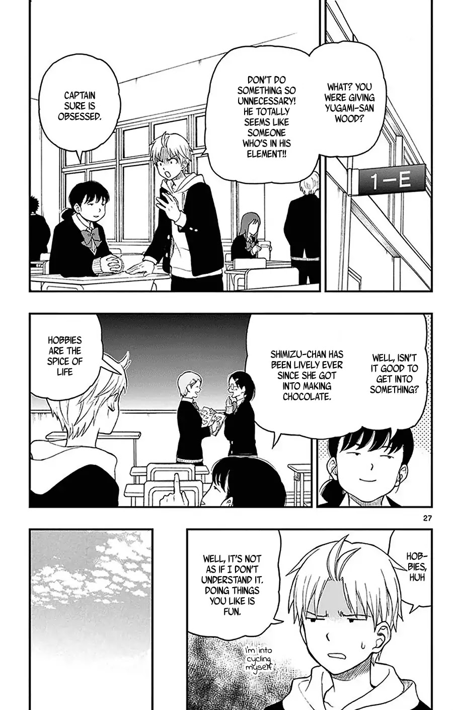 Yugami-kun ni wa Tomodachi ga Inai Chapter 44 page 27 - Chapter 44: Yugami-kun's Third Semester