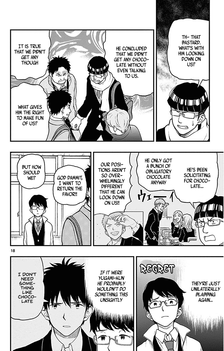 Yugami-kun ni wa Tomodachi ga Inai Chapter 45 page 18 - Chapter 45: Yugami-kun and Valentine's