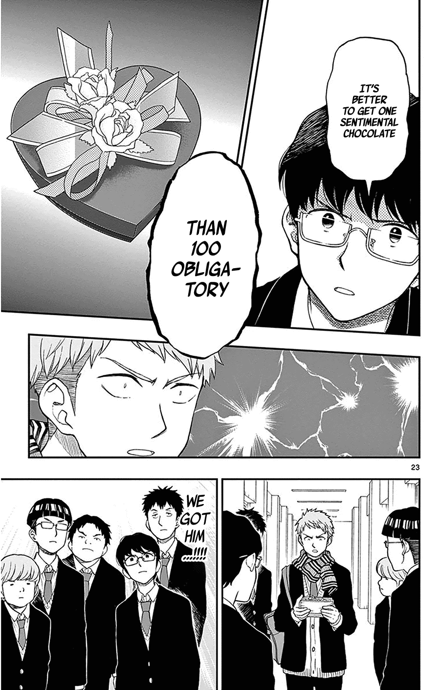 Yugami-kun ni wa Tomodachi ga Inai Chapter 45 page 23 - Chapter 45: Yugami-kun and Valentine's