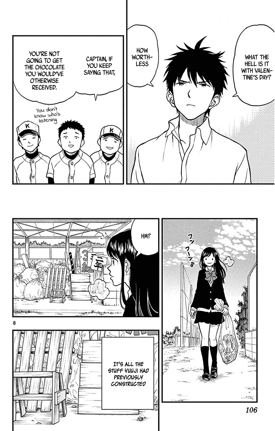 Yugami-kun ni wa Tomodachi ga Inai Chapter 45 page 8 - Chapter 45: Yugami-kun and Valentine's