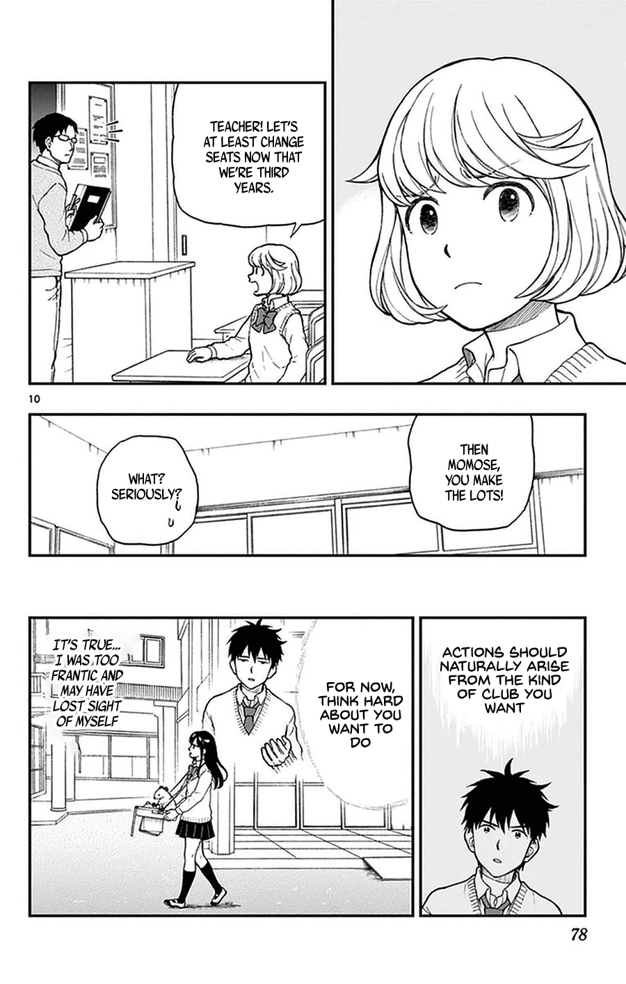 Yugami-kun ni wa Tomodachi ga Inai Chapter 49 page 10 - Chapter 49: Watanuki-san Can't Gather