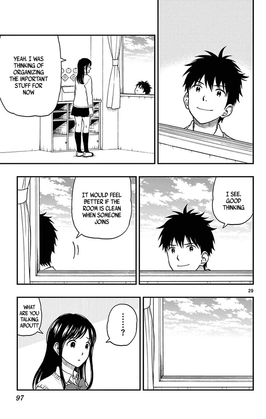 Yugami-kun ni wa Tomodachi ga Inai Chapter 49 page 29 - Chapter 49: Watanuki-san Can't Gather