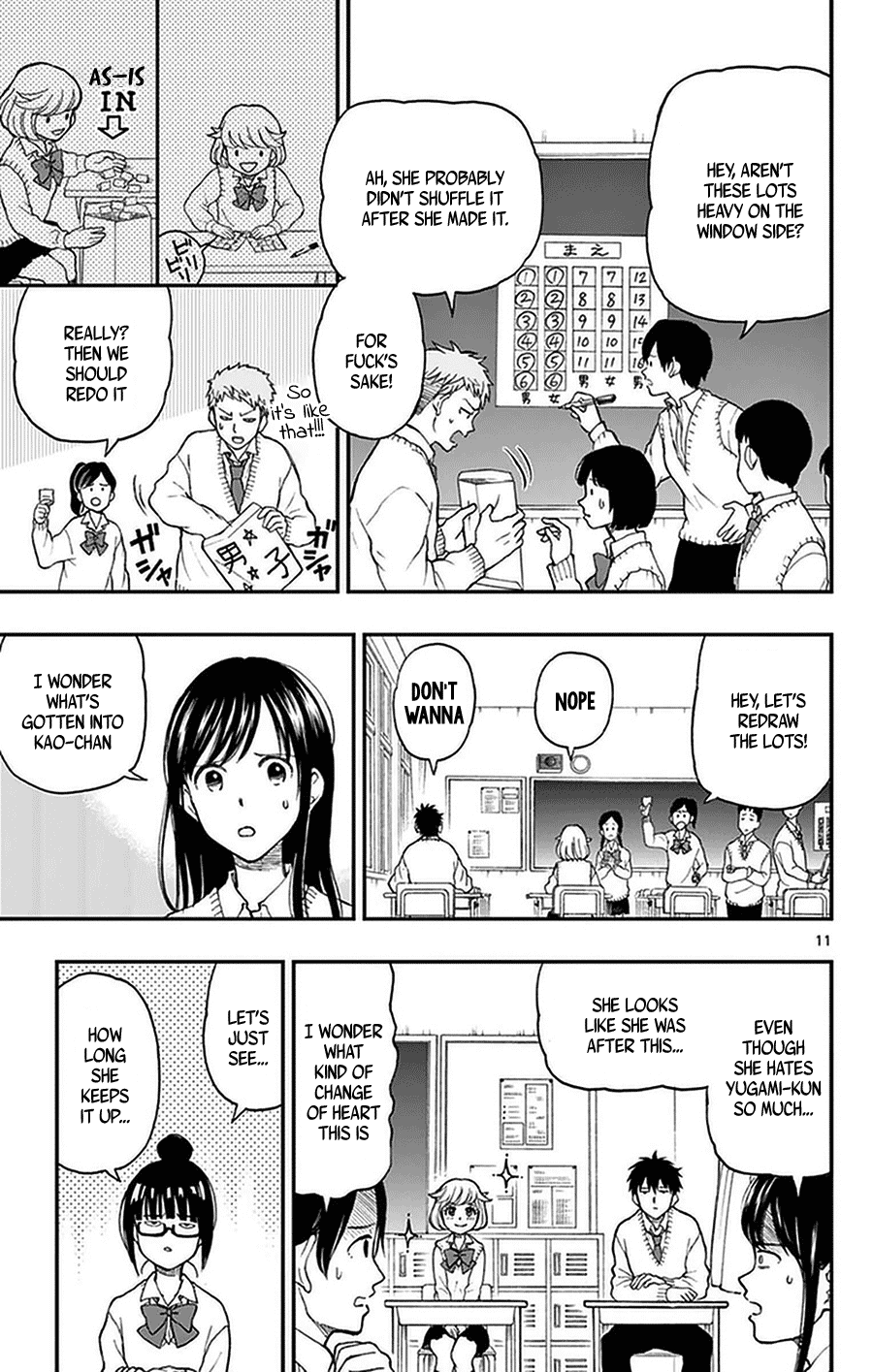 Yugami-kun ni wa Tomodachi ga Inai Chapter 50 page 11 - Chapter 50: Kaori-chan Wants to Connect