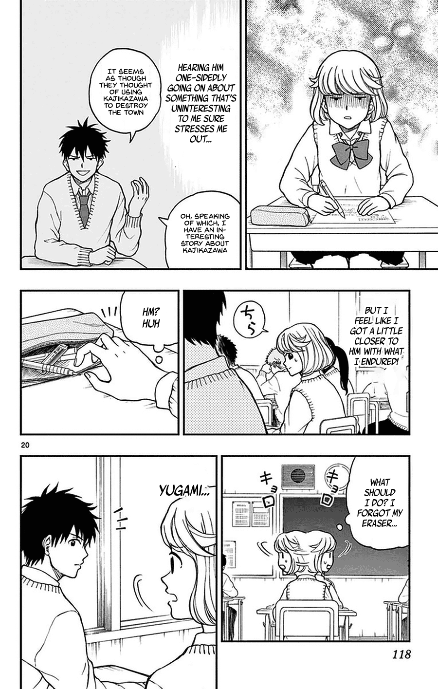 Yugami-kun ni wa Tomodachi ga Inai Chapter 50 page 20 - Chapter 50: Kaori-chan Wants to Connect