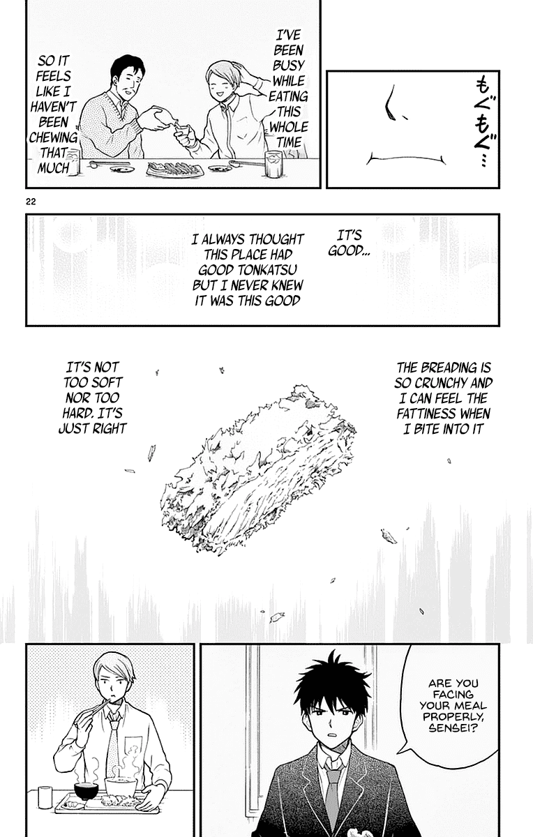 Yugami-kun ni wa Tomodachi ga Inai Chapter 55 page 22 - Chapter 55: Yugami-kun's Lonesome Meal