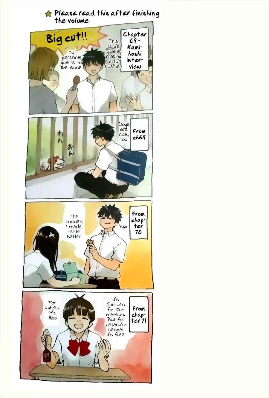 Yugami-kun ni wa Tomodachi ga Inai Chapter 71 page 38 - Chapter 71: Yugami-kun Doesn't Notice