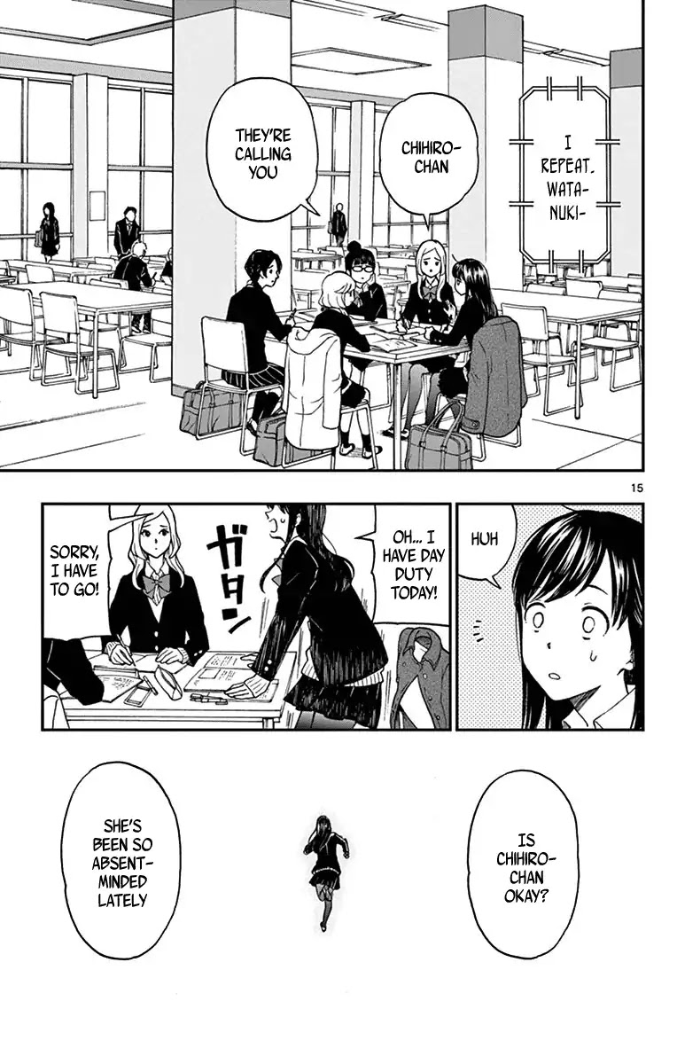 Yugami-kun ni wa Tomodachi ga Inai Chapter 79 page 15 - Chapter 79: Watanuki Chihiro Has Friends