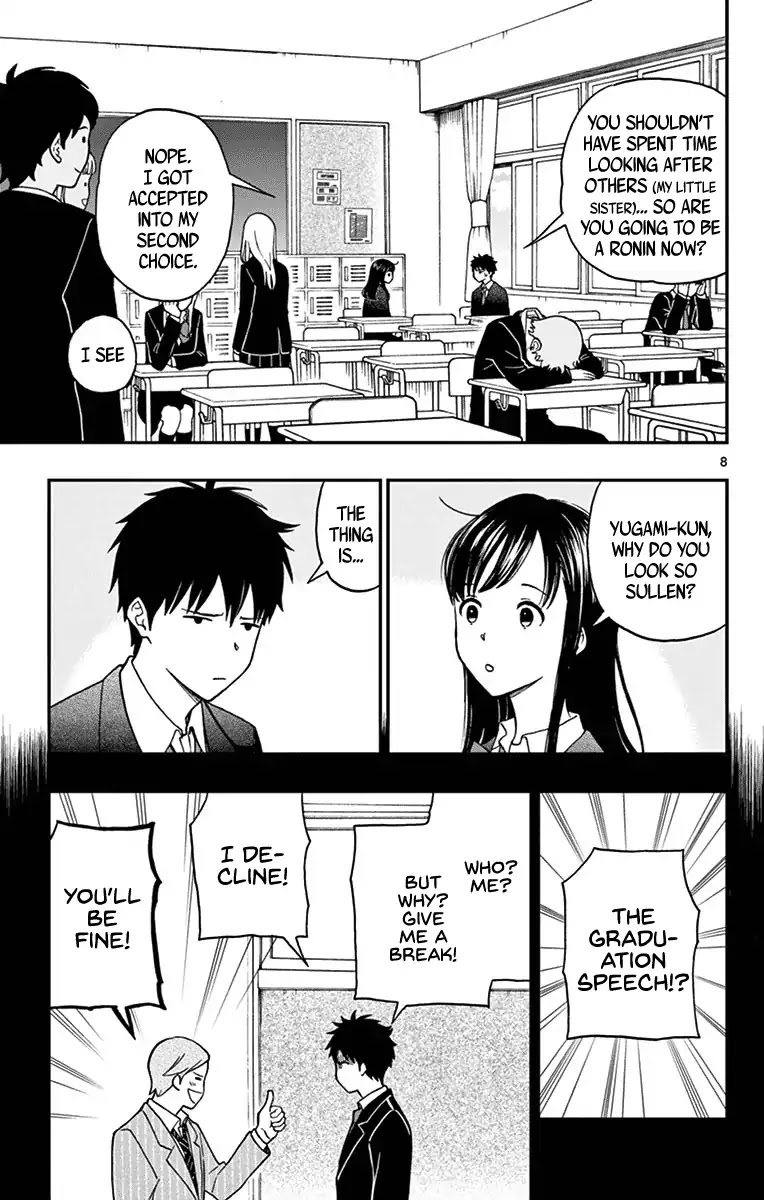 Yugami-kun ni wa Tomodachi ga Inai Chapter 80 page 10 - Chapter 80: Yugami-kun Graduates