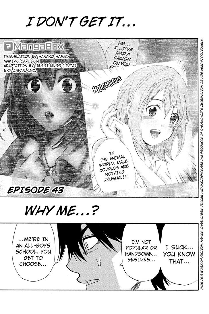 Yugawara-kun wa Ooyamada Danshi Koukou de Moteru Houhou o Kangaeteita ga Chapter 43 page 1 - Chapter 43