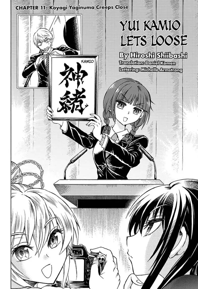 Yui Kamio Lets Loose Chapter 11 page 4 - Chapter 11: Koyagi Yaginuma Creeps Close