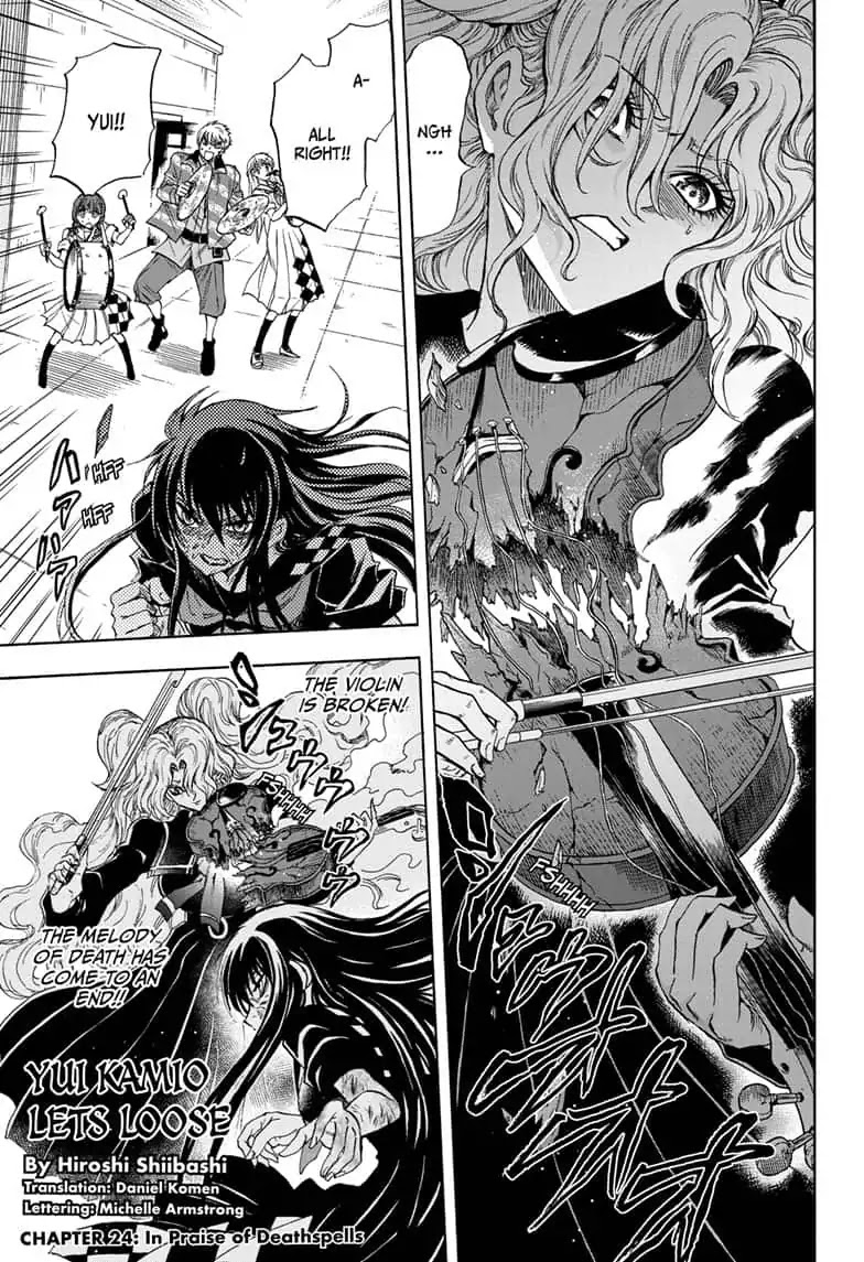 Yui Kamio Lets Loose Chapter 24 page 1 - Chapter 24: In Praise of Deathspells