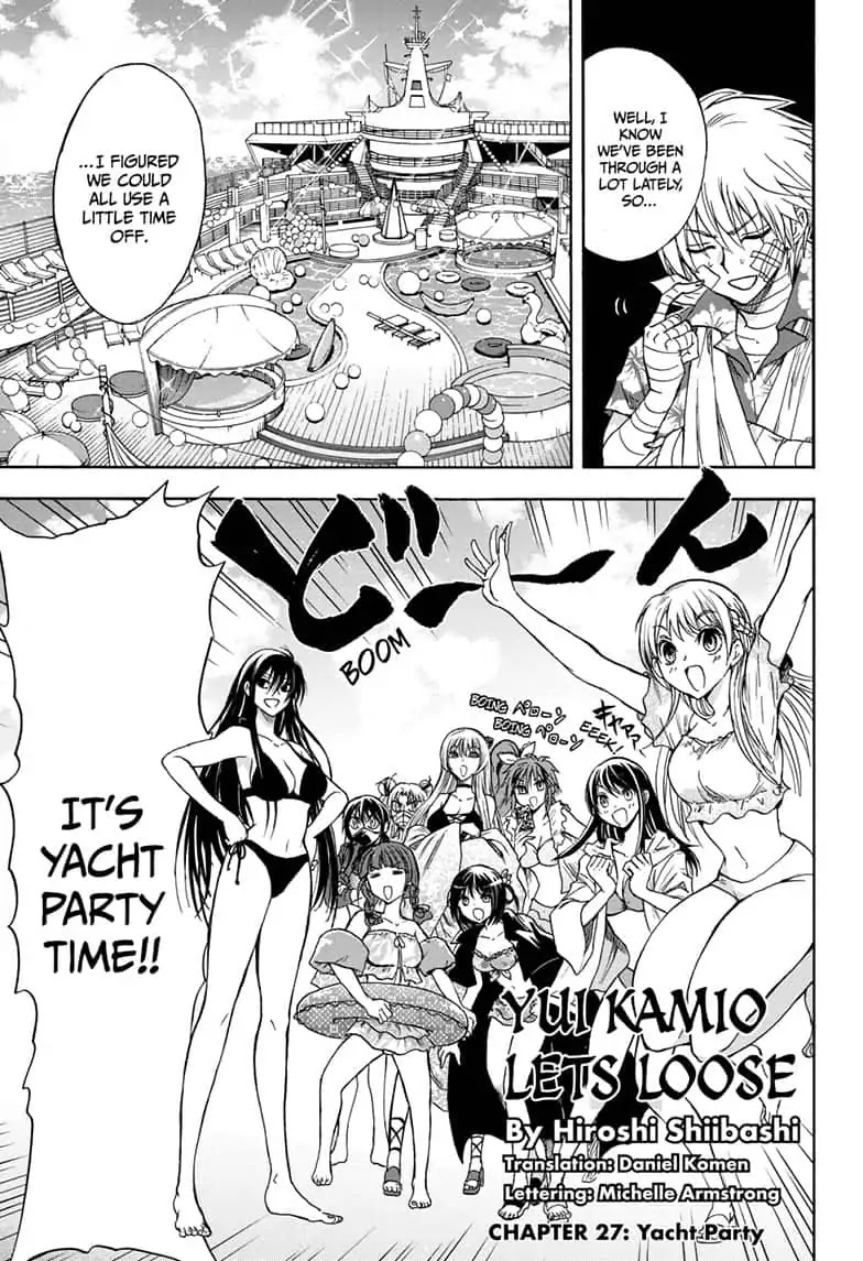 Yui Kamio Lets Loose Chapter 27 page 1 - Chapter 27: Yacht Party