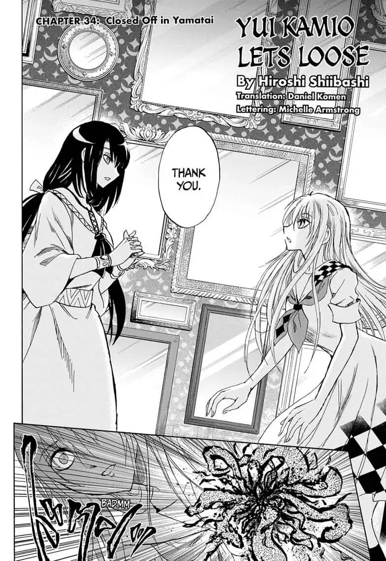 Yui Kamio Lets Loose Chapter 34 page 2 - Chapter 34: Closed Off In Yamatai