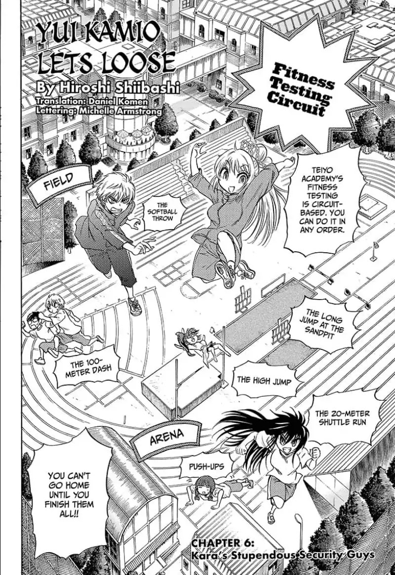 Yui Kamio Lets Loose Chapter 6 page 4 - Chapter 6: Kara's Stupendous Security Guys