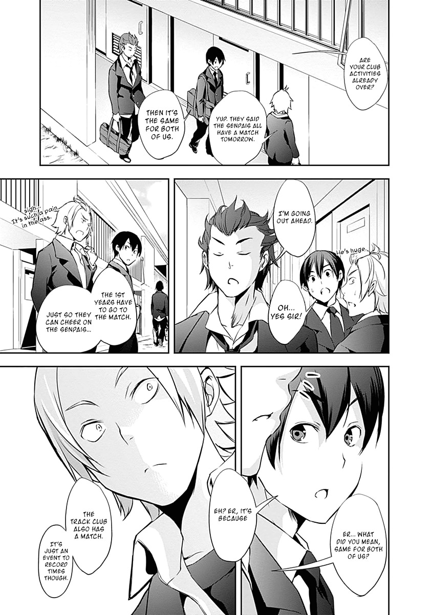 Yuizaki-san ha Nageru! Chapter 11 page 8 - Chapter 11: Oomiya-kun gets an earful about Track & Field.