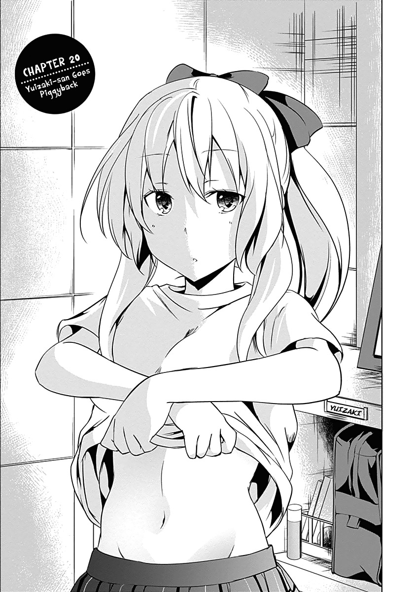 Yuizaki-san ha Nageru! Chapter 20 page 4 - Chapter 20: Yuizaki-san Goes Piggyback.