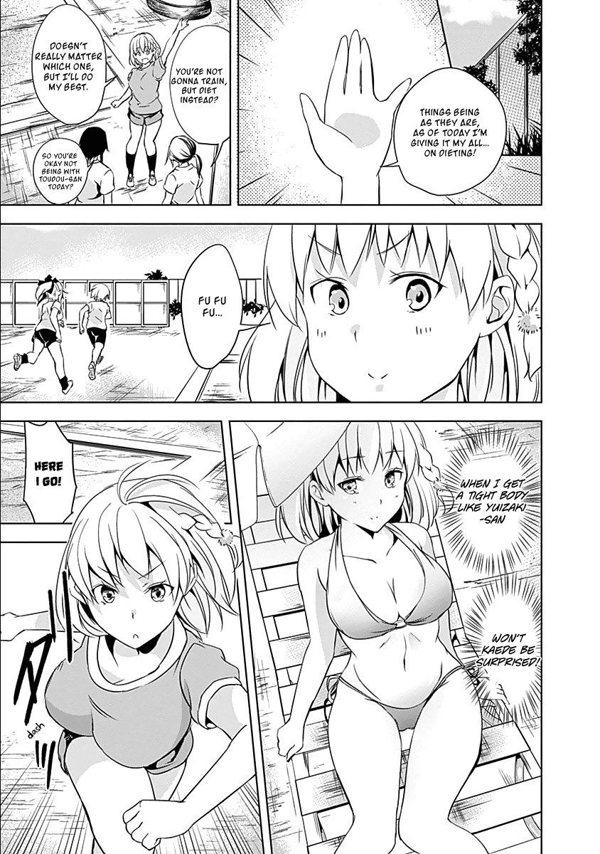 Yuizaki-san ha Nageru! Chapter 20 page 8 - Chapter 20: Yuizaki-san Goes Piggyback.