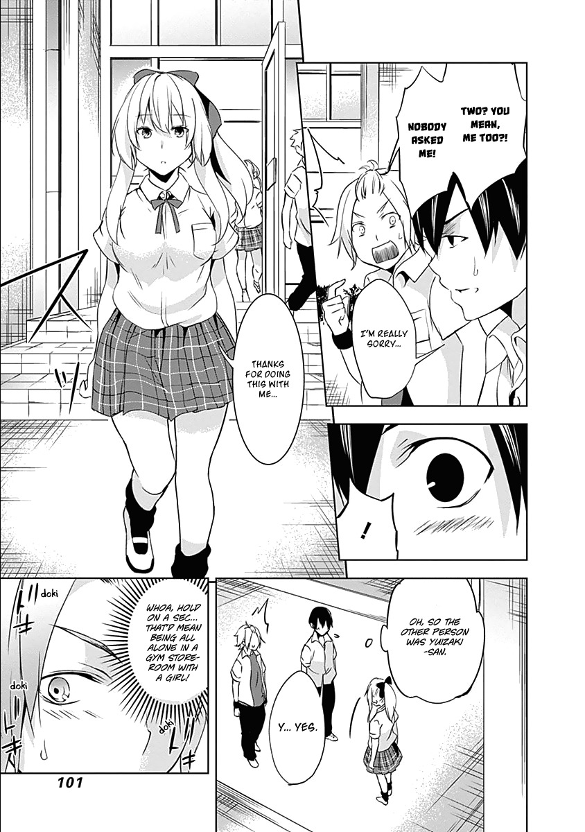 Yuizaki-san ha Nageru! Chapter 21 page 6 - Chapter 21: Yuizaki-san and The Gym Storeroom.