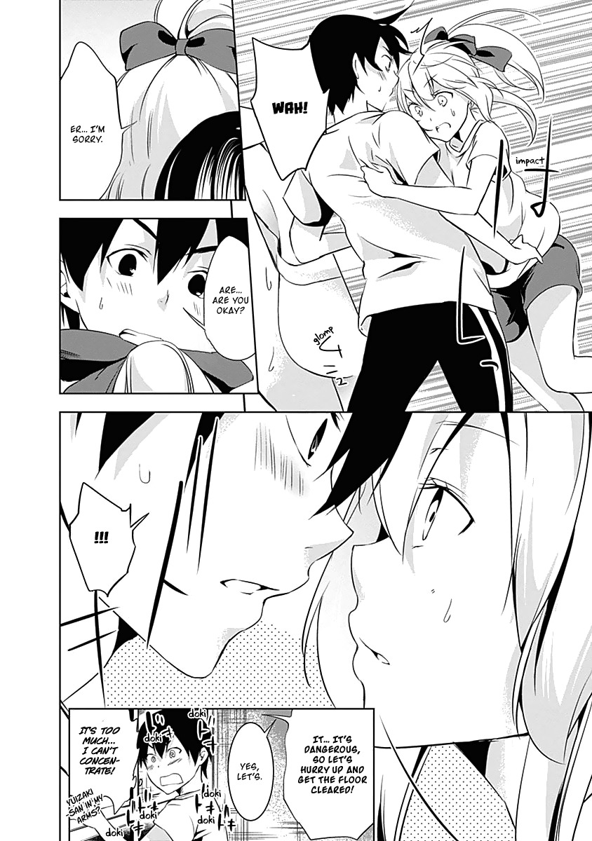 Yuizaki-san ha Nageru! Chapter 21 page 9 - Chapter 21: Yuizaki-san and The Gym Storeroom.