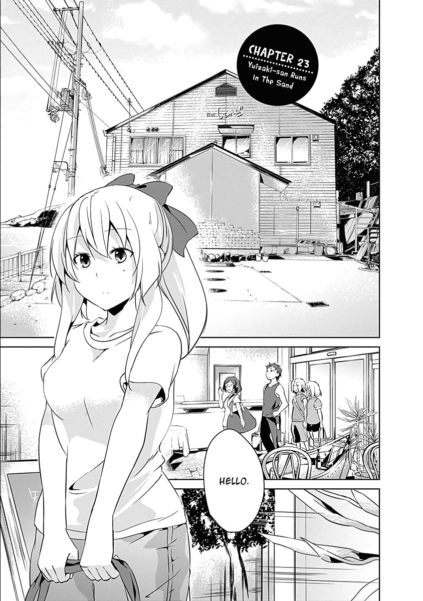 Yuizaki-san ha Nageru! Chapter 23 page 4 - Chapter 23: Yuizaki-san Runs In The Sand.
