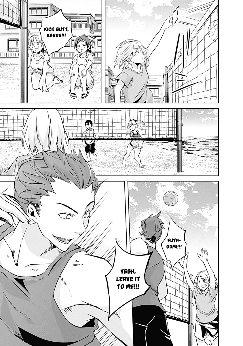 Yuizaki-san ha Nageru! Chapter 27 page 11 - Chapter 27: Yuizaki-san and Beach Vollyball.