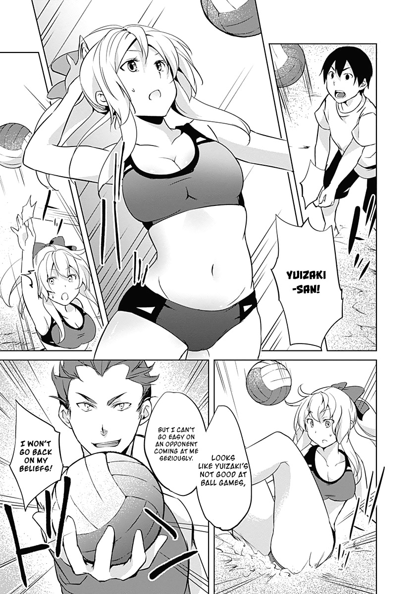 Yuizaki-san ha Nageru! Chapter 27 page 7 - Chapter 27: Yuizaki-san and Beach Vollyball.