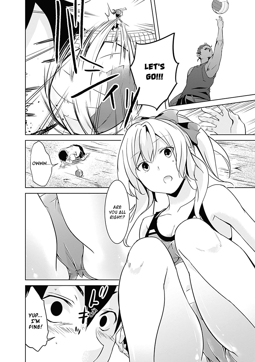 Yuizaki-san ha Nageru! Chapter 27 page 8 - Chapter 27: Yuizaki-san and Beach Vollyball.