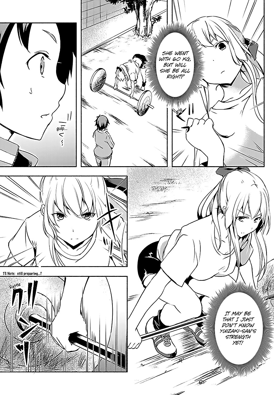 Yuizaki-san ha Nageru! Chapter 3 page 10 - Chapter 3: Yuizaki-san lifts.