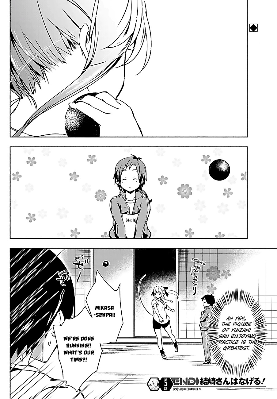 Yuizaki-san ha Nageru! Chapter 3 page 13 - Chapter 3: Yuizaki-san lifts.