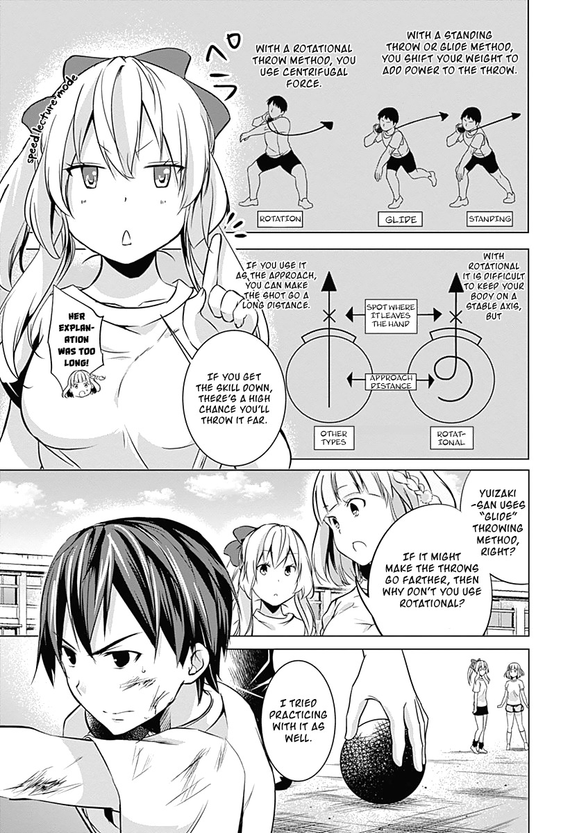 Yuizaki-san ha Nageru! Chapter 31 page 10 - Chapter 31: Yuizaki-san and Rotational Shot Put
