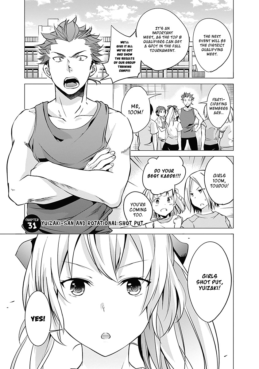 Yuizaki-san ha Nageru! Chapter 31 page 2 - Chapter 31: Yuizaki-san and Rotational Shot Put