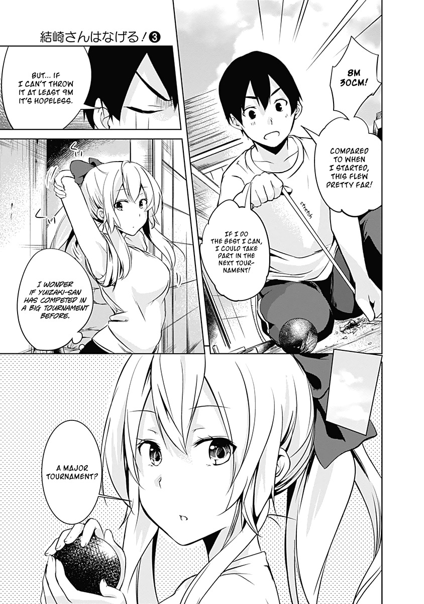 Yuizaki-san ha Nageru! Chapter 31 page 4 - Chapter 31: Yuizaki-san and Rotational Shot Put