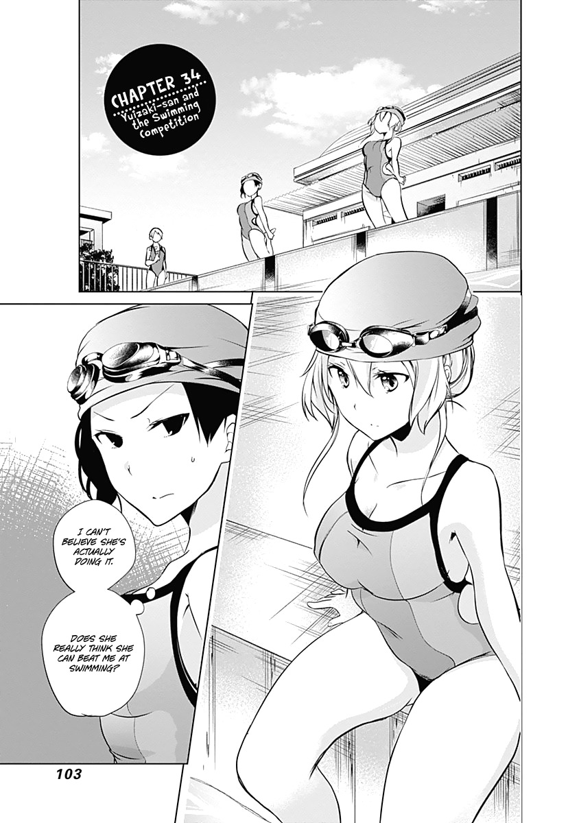 Yuizaki-san ha Nageru! Chapter 34 page 2 - Chapter 34: Yuizaki-san and the Swimming Competition.