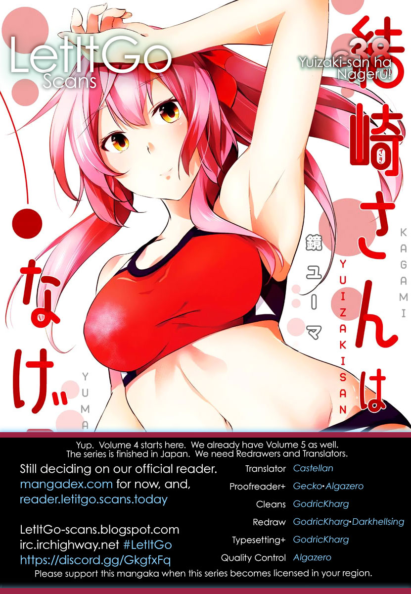 Yuizaki-san ha Nageru! Chapter 38 page 1 - Chapter 38: Yuizaki-san In Checking Out The Enemy