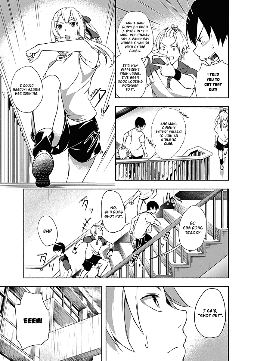 Yuizaki-san ha Nageru! Chapter 4 page 5 - Chapter 4: Yuizaki-san and the Rainy Day Race
