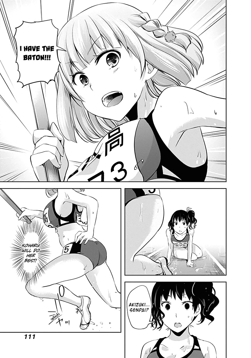 Yuizaki-san ha Nageru! Chapter 46 page 14 - Chapter 46: Akizuki-san Does Her Best!