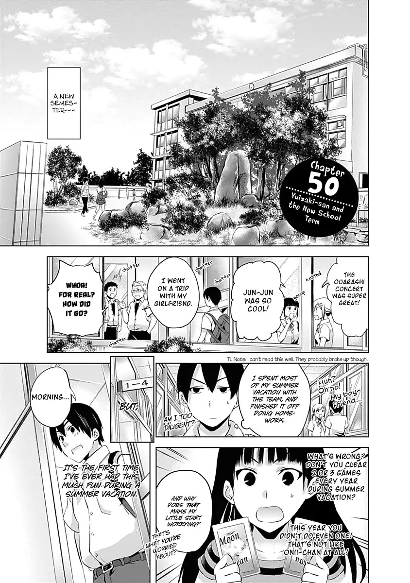 Yuizaki-san ha Nageru! Chapter 50 page 4 - Chapter 50: Yuizaki-san and the New School Term
